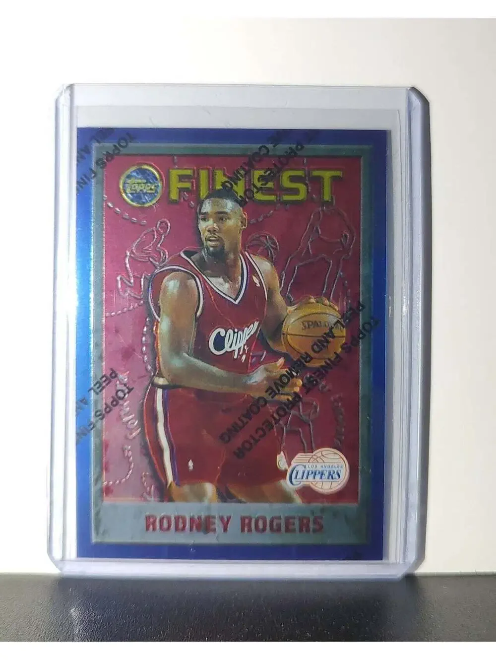 Rodney Rogers 1995-96 Topps Finest NBA #238 Card Clippers